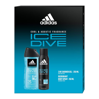 Ajándék szett, Adidas Ice Dive Ffi Desodor 150ml + tusfürdő 250ml