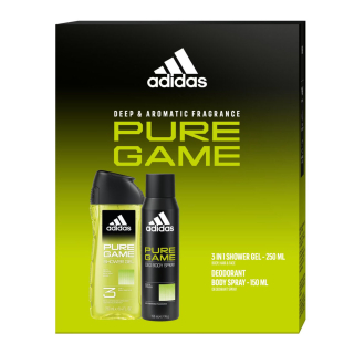 Ajándék szett, Adidas Pure Game Dfi Desodor 150ml + tusfürdő 250ml