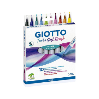 Rostiron, 10 szín ecsetfilc Giotto