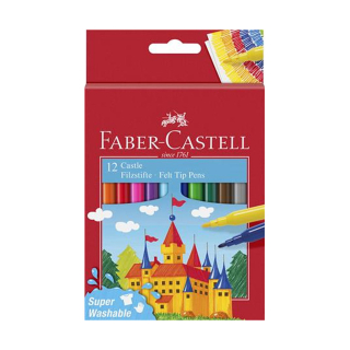 Rostiron, 12 szín Faber-Castell, kimosható 554201