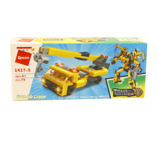 Építő játék, Qman 1417-5 | Lego kompatibilis | 79db | Daruskocsi