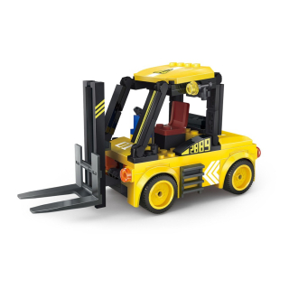 Építő játék, WANGEŽ 2889 | Lego kompatibilis | Targonca