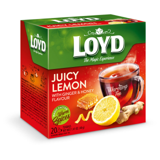 Tea, Loyd 20x1,7g Warming Gyömbér & Méz (With ginger & honey flavour