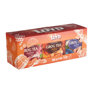 Tea, Loyd Grog Box 3x30g (Málna, Szilva, Méz)