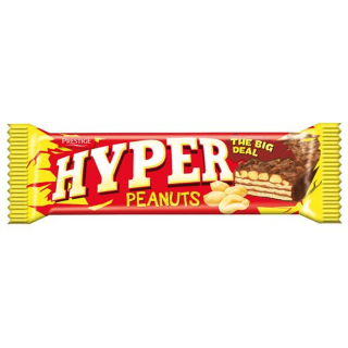 Csokoládé, Hyper Ostya 50g Peanuts Fölldimogyorós