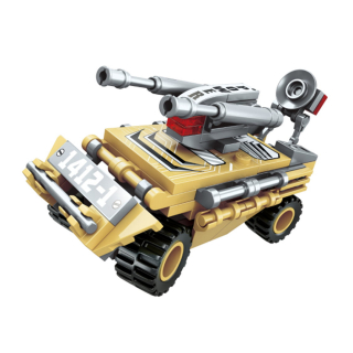 Építő játék, Qman 1412-1 | Lego kompatibilis | Tank