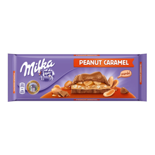 Csokoládé, Milka 276g Földimogyoró-Karamell