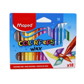 Zsírkréta, 18db-os Maped, Color Peps Wax