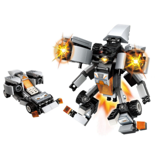 Építő játék, Qman 3102-2 | Lego kompatibilis | 136db | Ezüstverda