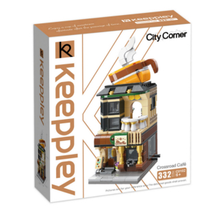 Építő játék, Qman C0102 | Lego kompatibilis | 332db | Crossroad Kávézó