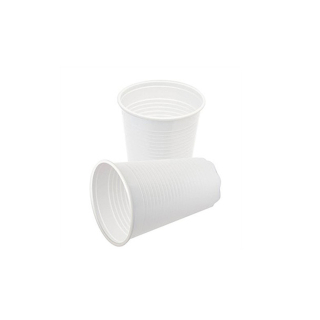 Műanyag, Pohár 3dl fehér | víztiszta (50db/cs)