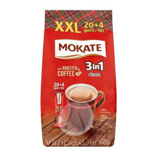 Instant kávé, Mokate 3in1 17g XXL Latte classic (24db)