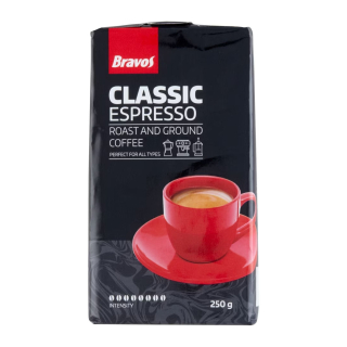 Kávé, Bravos 250g Espresso Őrölt