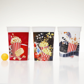 Műanyag, Popcorn doboz 2l  CO589G, több szinben gyártott termék!