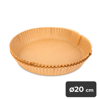 Sütőpapír, Air fryer sütőpapír - olaj nélküli sütőhöz | kör | 20cm | 50db/cs