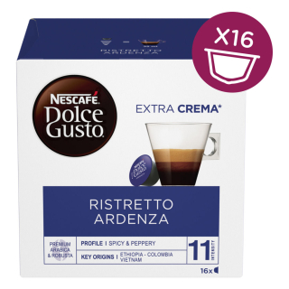 Kávé Kapszulás, Nescafe Dolce G. 16db Ristretto Ardenza (s.kék)