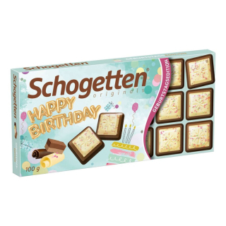 Csokoládé, Schogetten 100g Happy Birthday