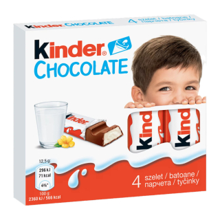 Csokoládé, Kinder T-4 50g