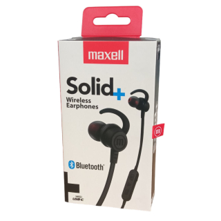 Fülhallgató, Maxell Solid BT100 fekete | Vezeték nélküli