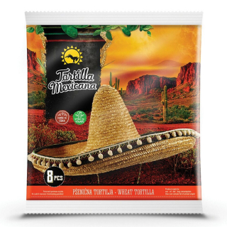 Tortilla, Mexicana 320g Lágy