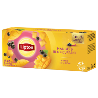 Tea, Lipton Mangó-feketeribizli 20x1,7g