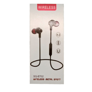 Fülhallgató, SQ-BT02, Bluetooth 4.2, 4-5óra lejátszási idő