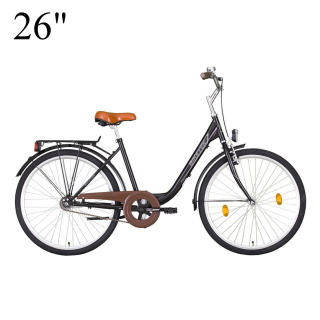 Kerékpár, 26" Feliz, kontrafékes,  fekete