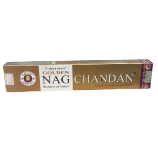 Illatosító, Füstölő Vijayshree Golden Nag Chandan 15db/cs (Indiai szantál)