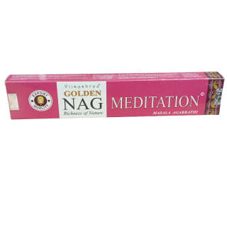 Illatosító, Füstölő Vijayshree Golden Nag Meditation 15db/cs