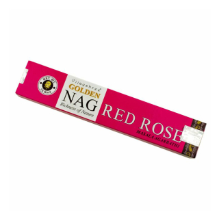 Illatosító, Füstölő Vijayshree Golden Nag Red rose 15db/cs