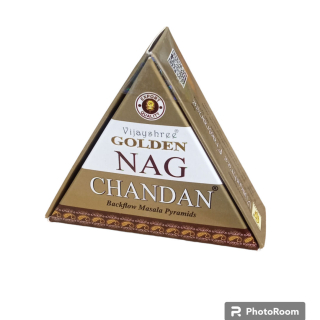 Illatosító, Füstölő Vijayshree Golden Nag Chandan 10db/cs 20perc (indiai szantál)